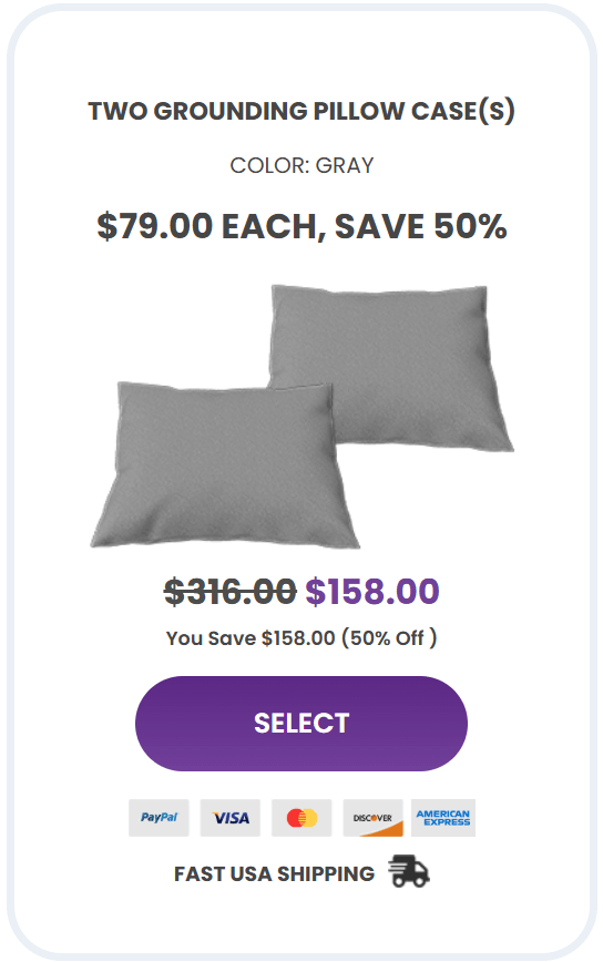 Sleep Connection Grounding Pillowcase 11